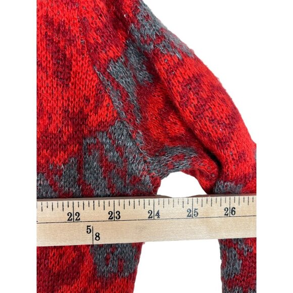 Anthropologie Sparrow Floral Mohair blend hooded cardigan size M - Picture 4 of 9